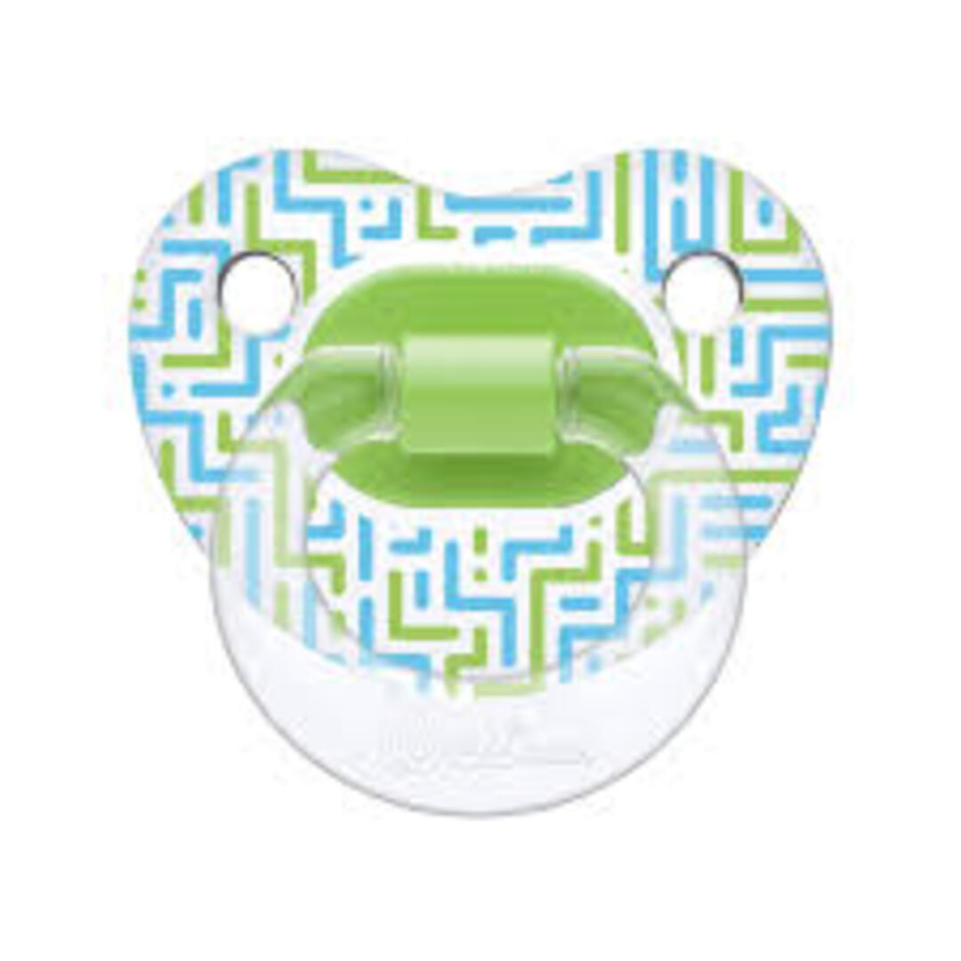 Wee Baby No3 Şeffaf Desenli Damaklı Emzik 838