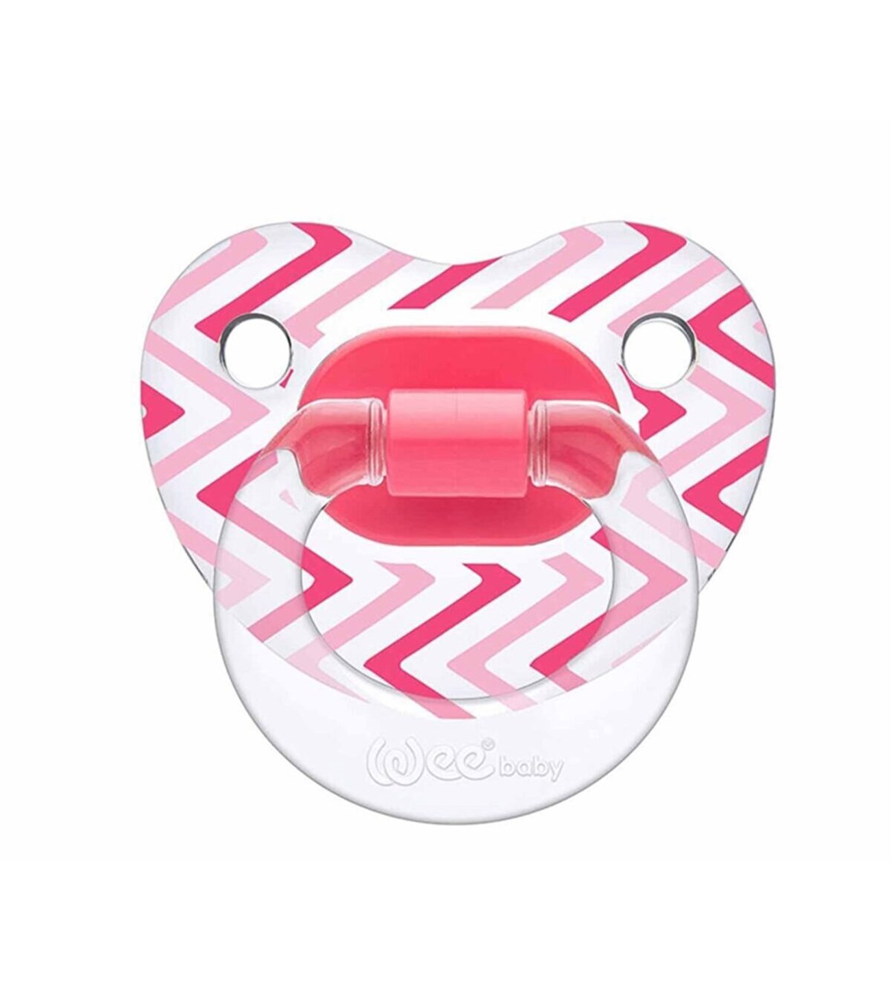 Wee Baby Şeffaf Desenli Damaklı Emzik No2 837